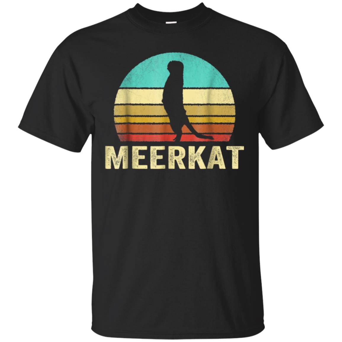 Vintage Meerkat Shirt Sunset