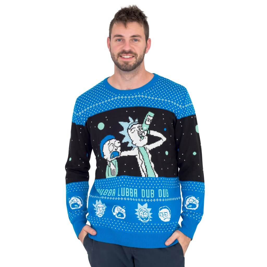 Wubba Lubba Dub Dub – Rick And Morty Ugly Christmas Sweater