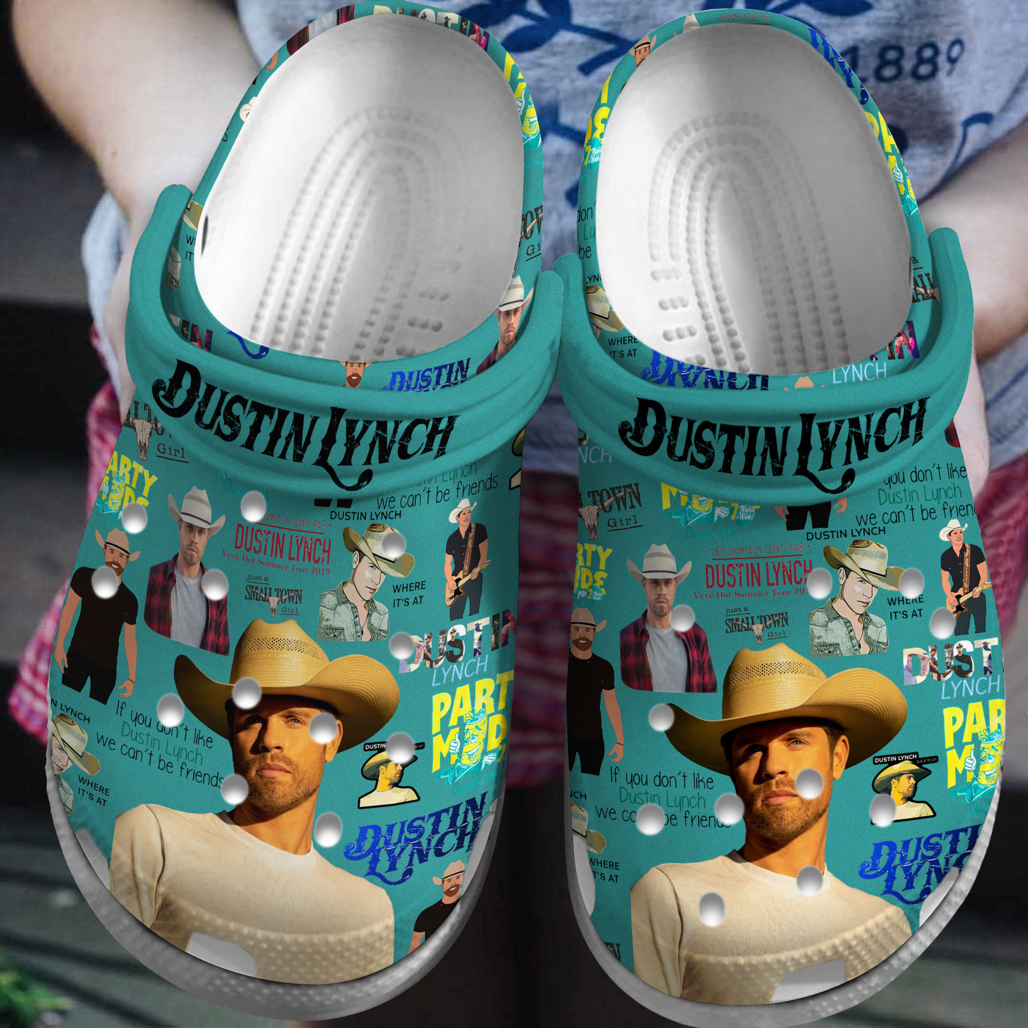 Premium Dustin Lynch Music Crocs Crocband Clogs Shoes Comfortable For Men Women and Kids