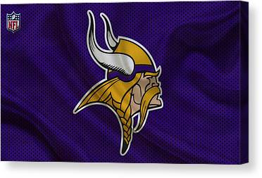 32 Minnesota Vikings Joe Hamilton Canvas Print