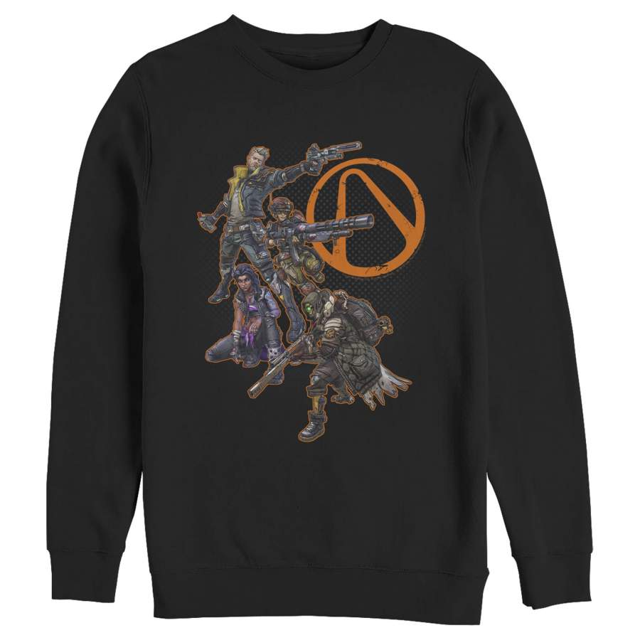 Borderlands 3 Men’s Vault Hunter Team  Sweatshirt T-Shirt