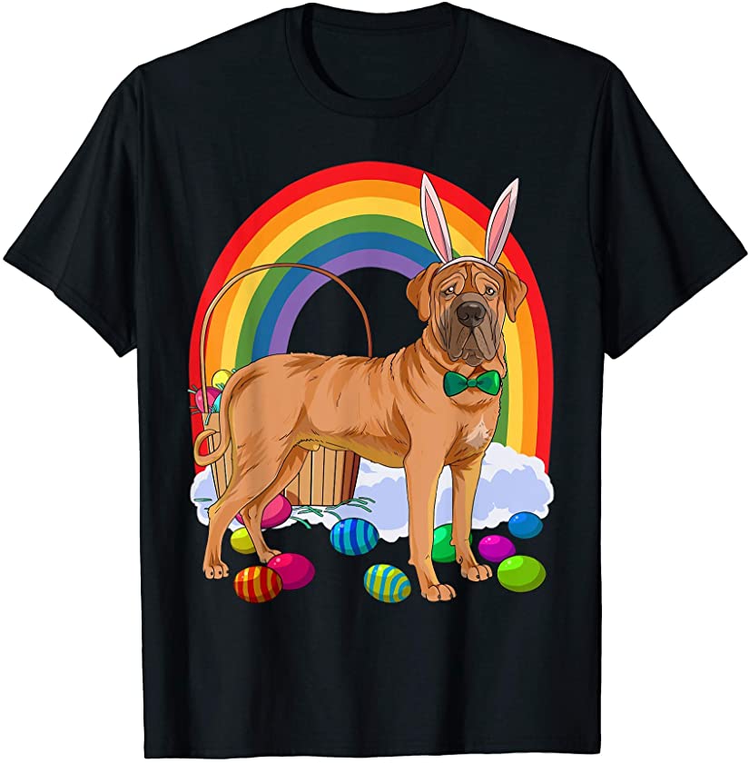 Tosa Inu Easter Eggs Bunny Dog T-Shirt