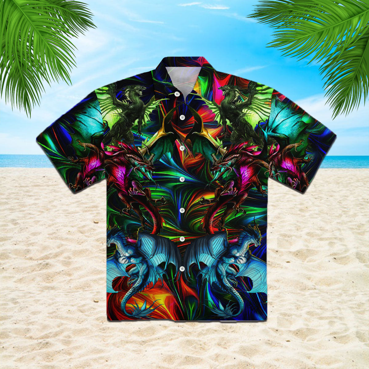 Oragontee Amazing Dragon Birds Hawaii Shirt For Men Women Adult Ha27557