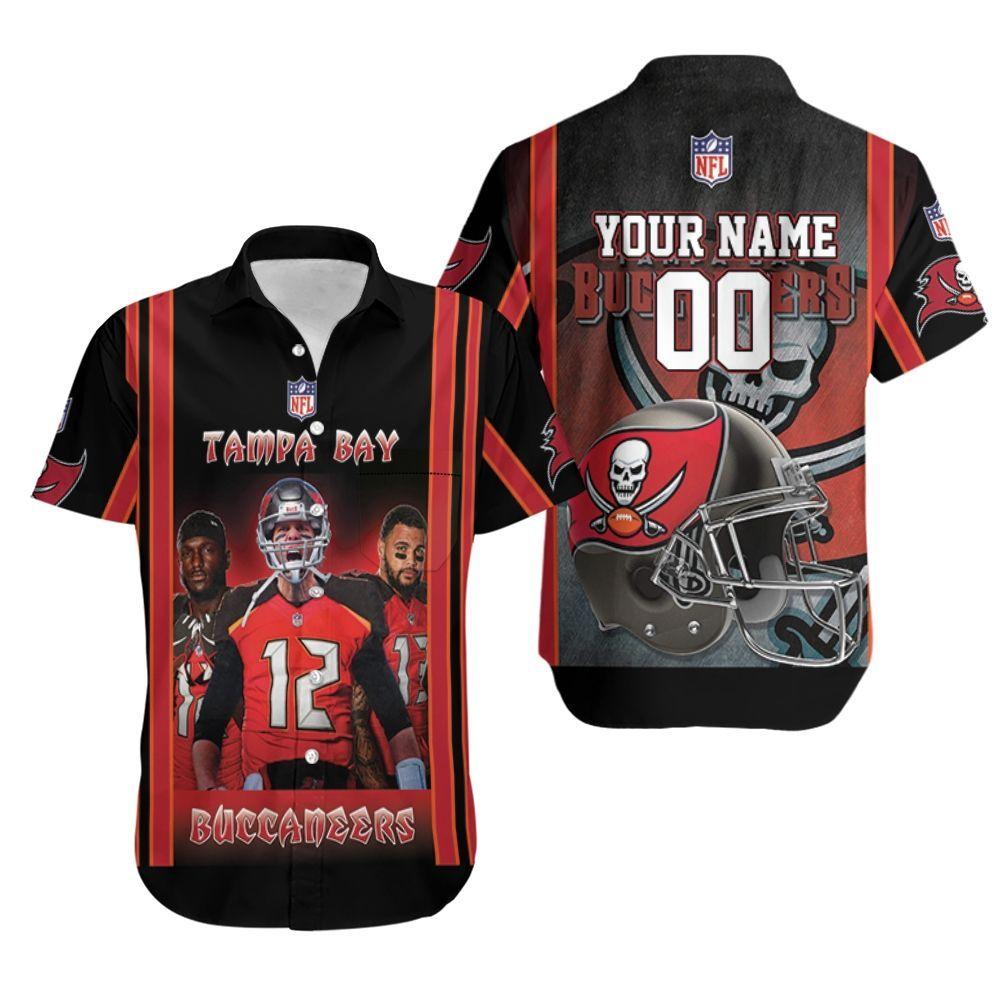 Beach Shirt Tampa Bay Buccaneers 2021 Super Bowl Nfc South Champions1 Personalized Hawaiian Shirt