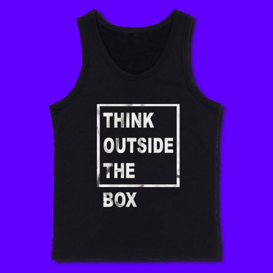 Think Outside The Box Men’S Tank Top