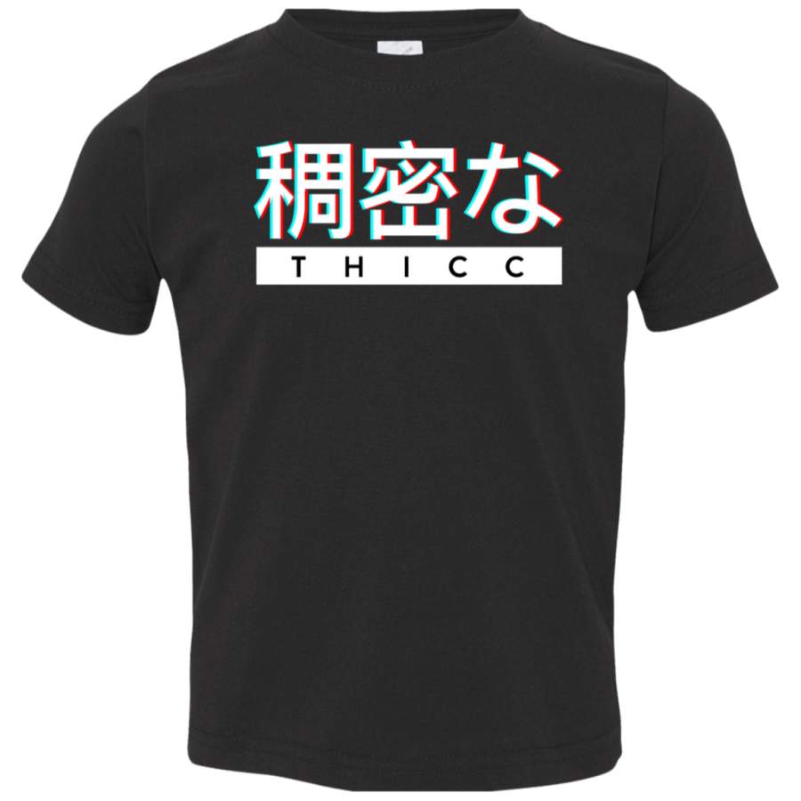 AGR Aesthetic Japanese THICC Logo Toddler Jersey T-Shirt