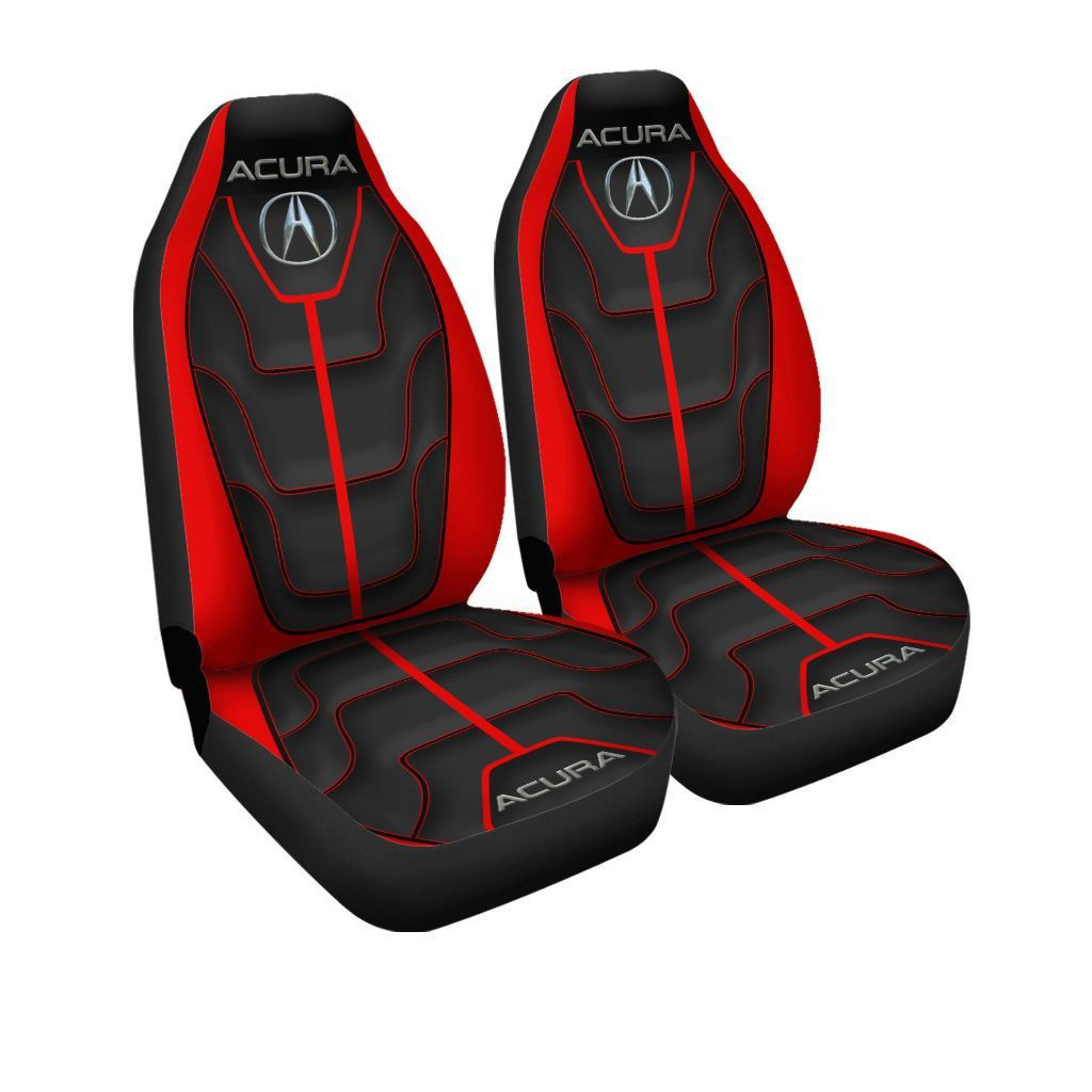 Acura Car Seat Cover (Set Of 2) Ver 1 (Red)