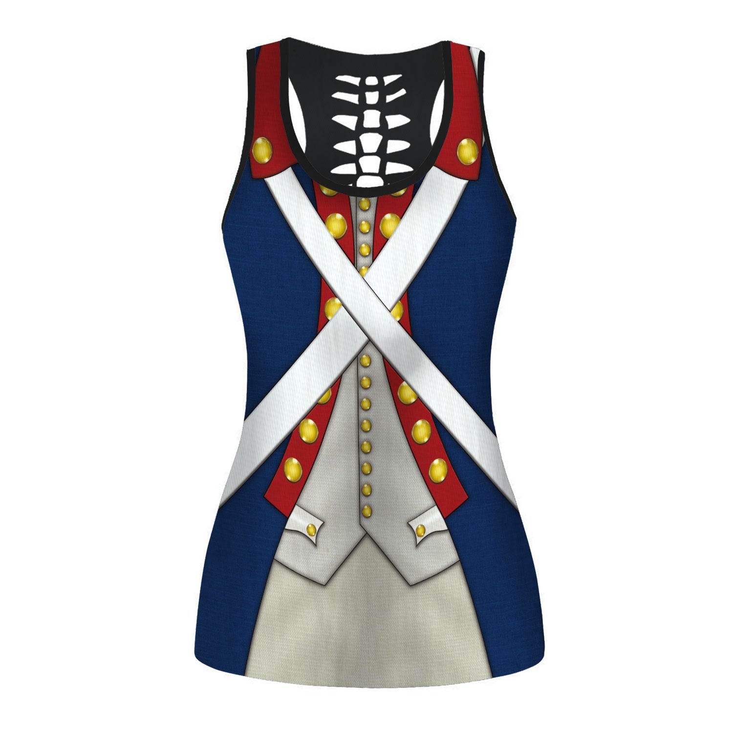 Tank Top & Leggings Patriot Soldier In American Revolution Historical 3D Apparel