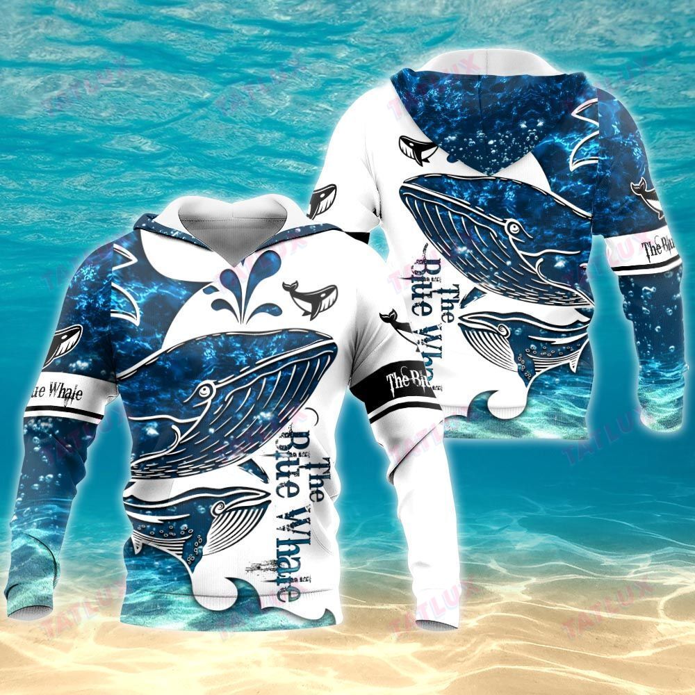 Wild Animal Face Bluewhale 3D All Over Printed Shirt, Sweatshirt, Hoodie, Bomber Jacket Size S – 5Xl