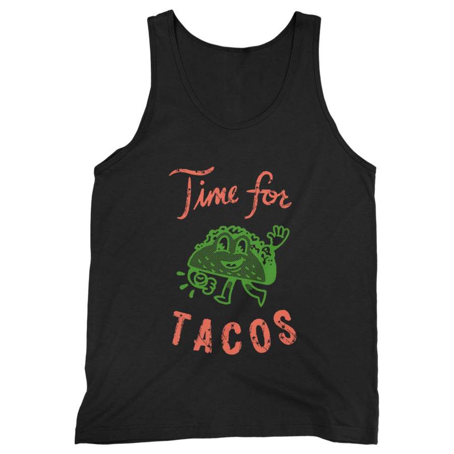 Time For Tacos Food Man’s Tank Top