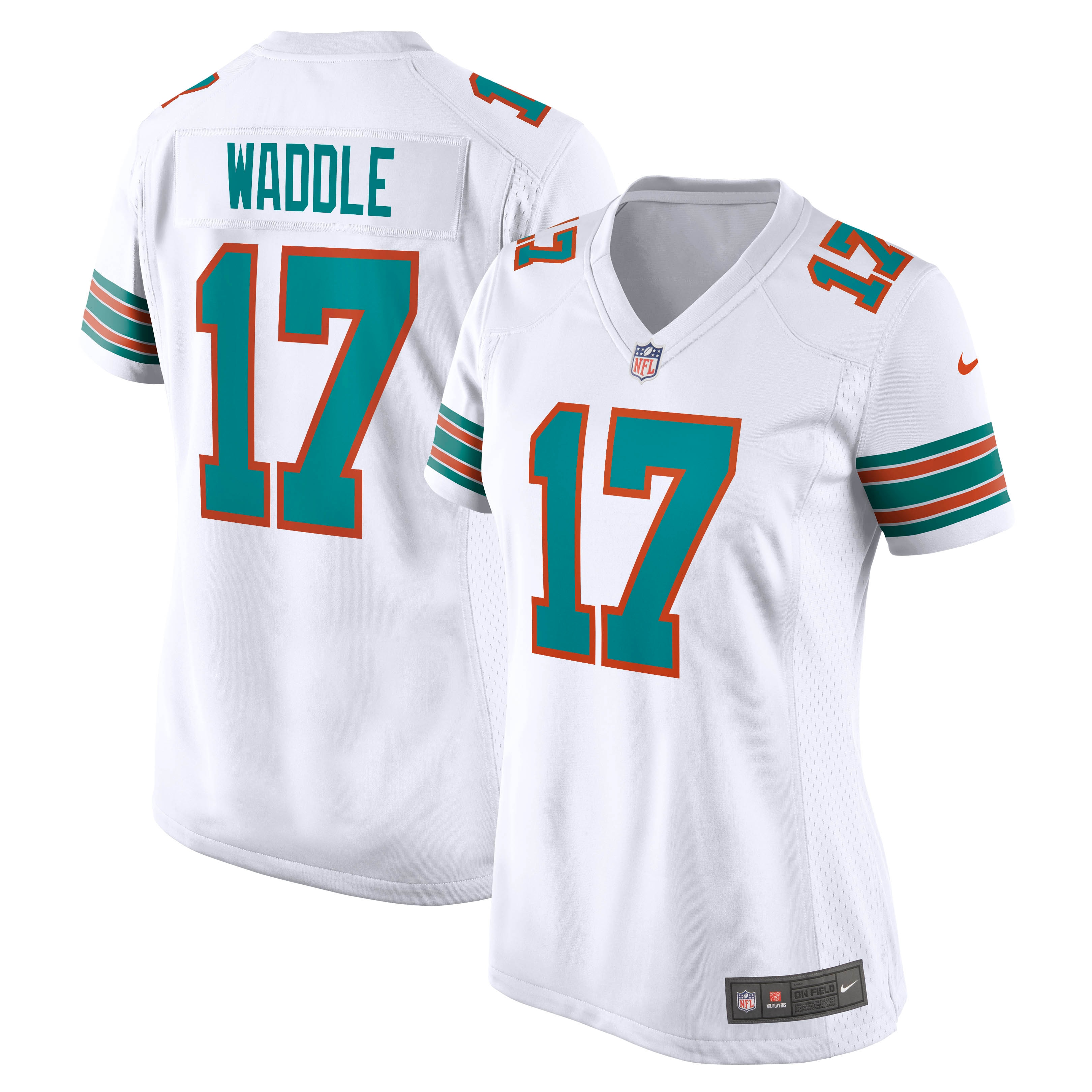 Jaylen Waddle Miami Dolphins Women's Game Jersey – White