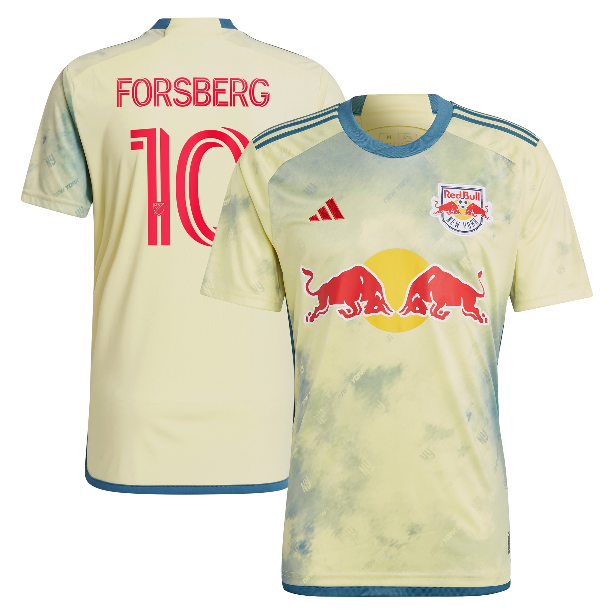 Emil Forsberg New York Red Bulls 2024 Daniel Patrick Kit Replica Player Jersey  Yellow