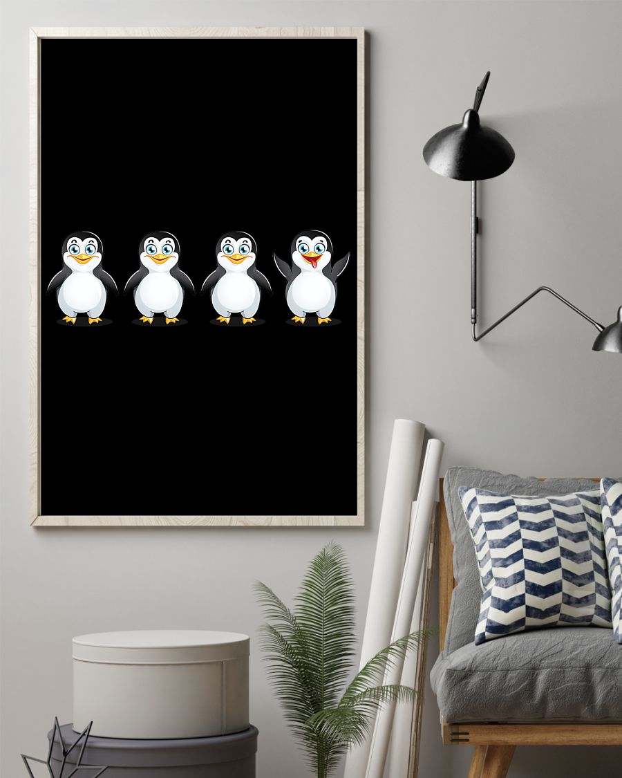 Penguin little fellows poster