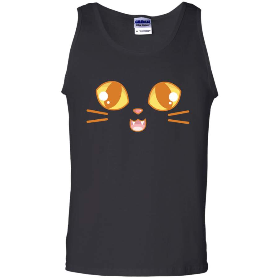 cat cute shirt. halloween shirt Tank Top