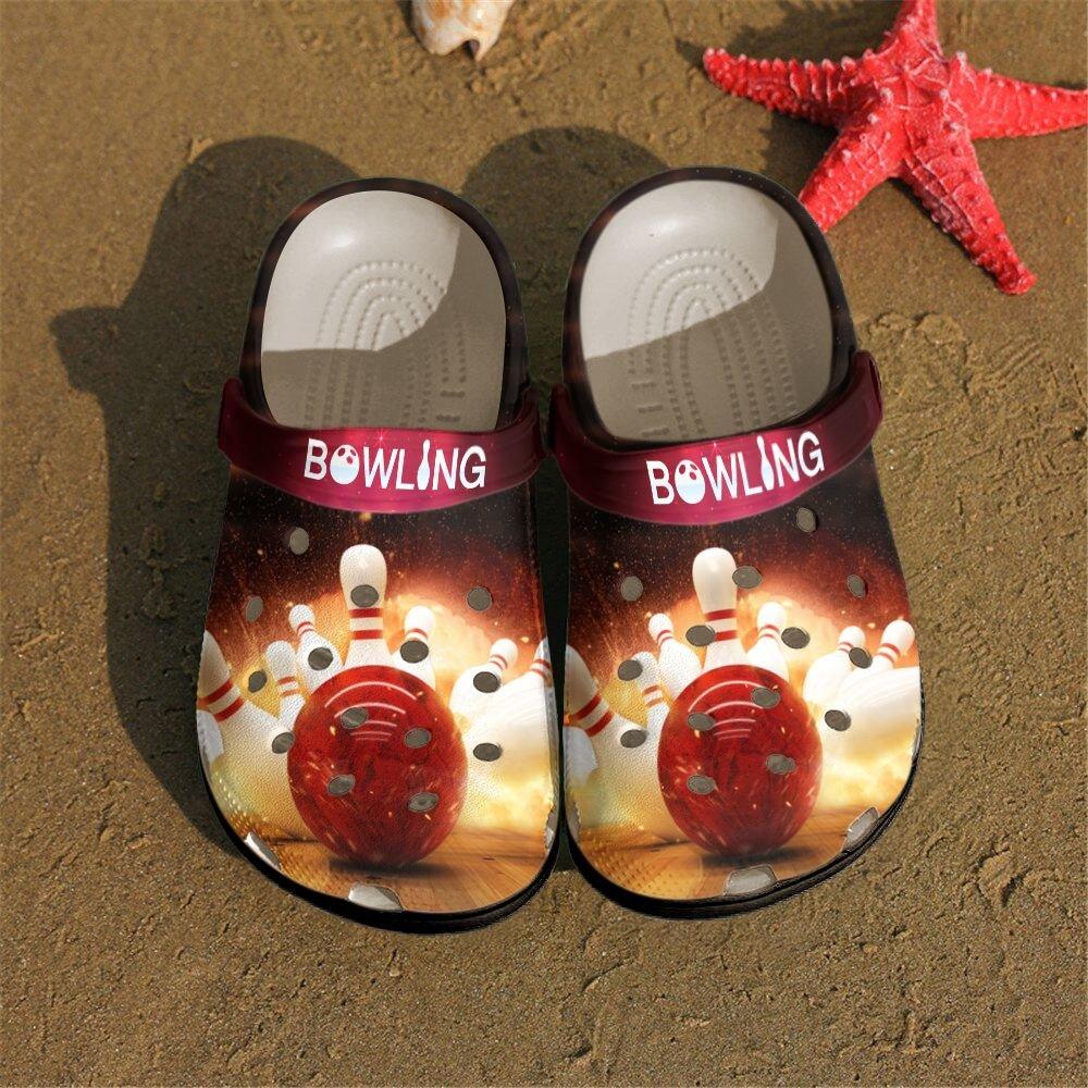 Bowling Personalized Clog, Custom Name, Text, Color, Number Fashion Style For Women, Men, Kid, Print 3D It’S Bowling Night