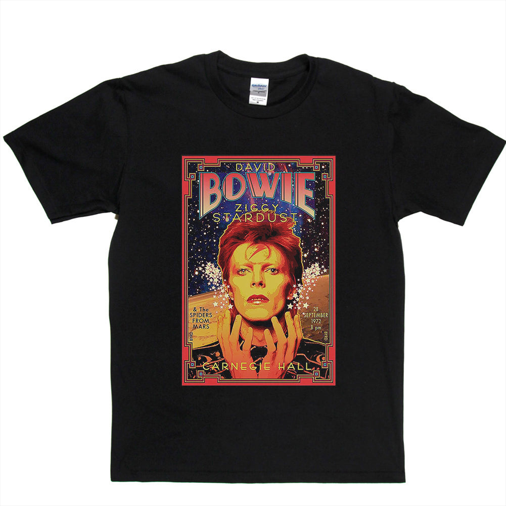 David Bowie Ziggy Stardust Limited Edition Poster T-Shirt