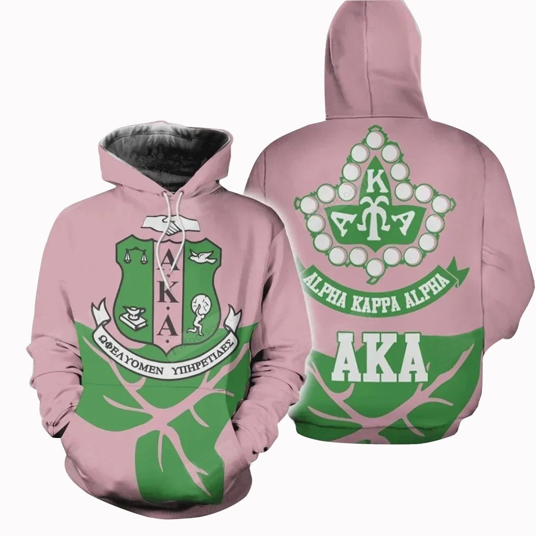 Wonderprint Hoodie – Alpha Kappa Alpha Hoodie African