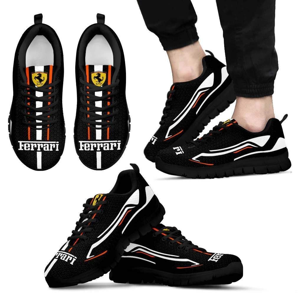 Ferrari Luxyry Car Unisex Breathable Sneakers Custom Shoes Ferrari Sneakers Boost