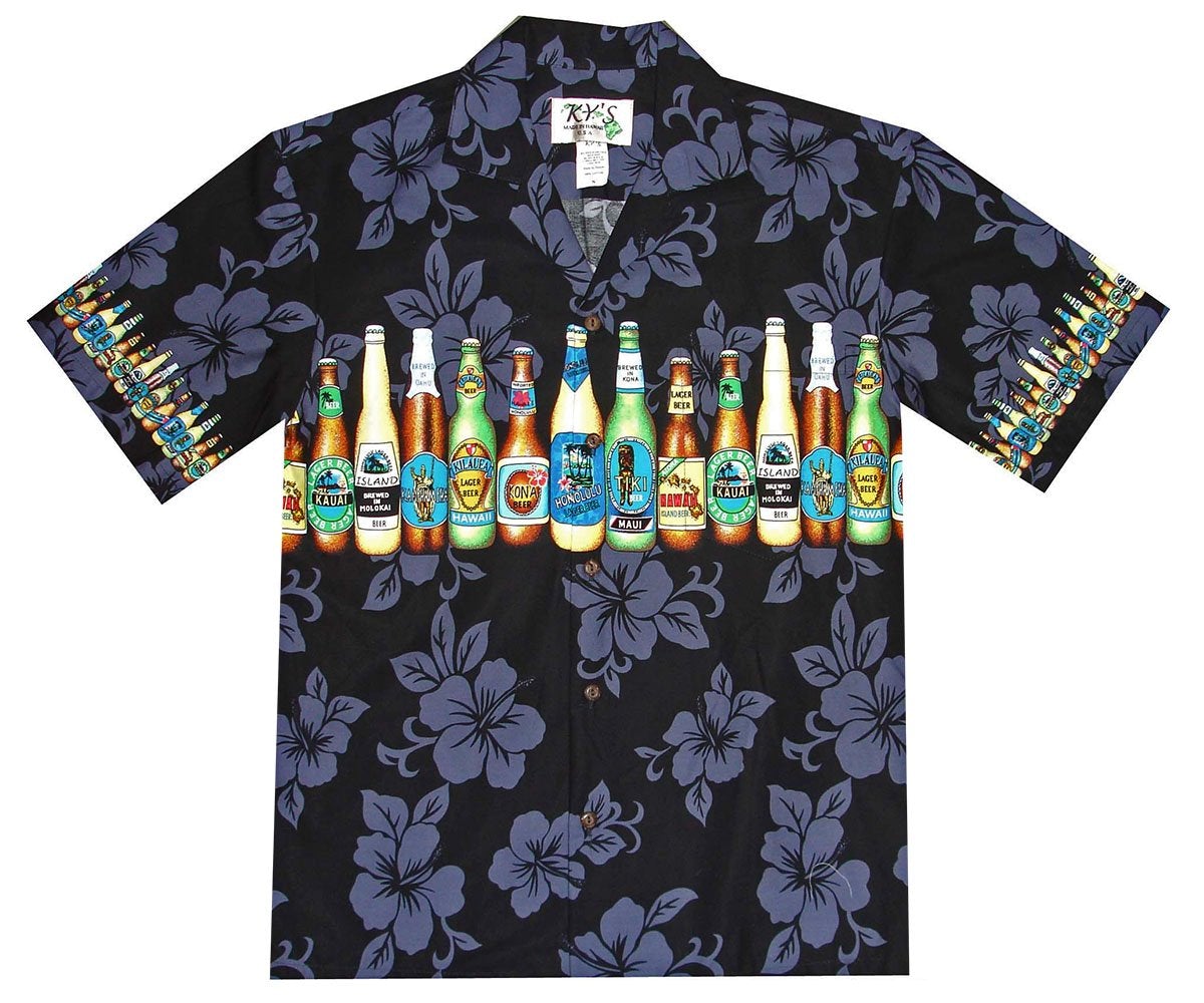 Beer Man Black Hawaii Shirt Made In Summer Beach Shirts Ha91116