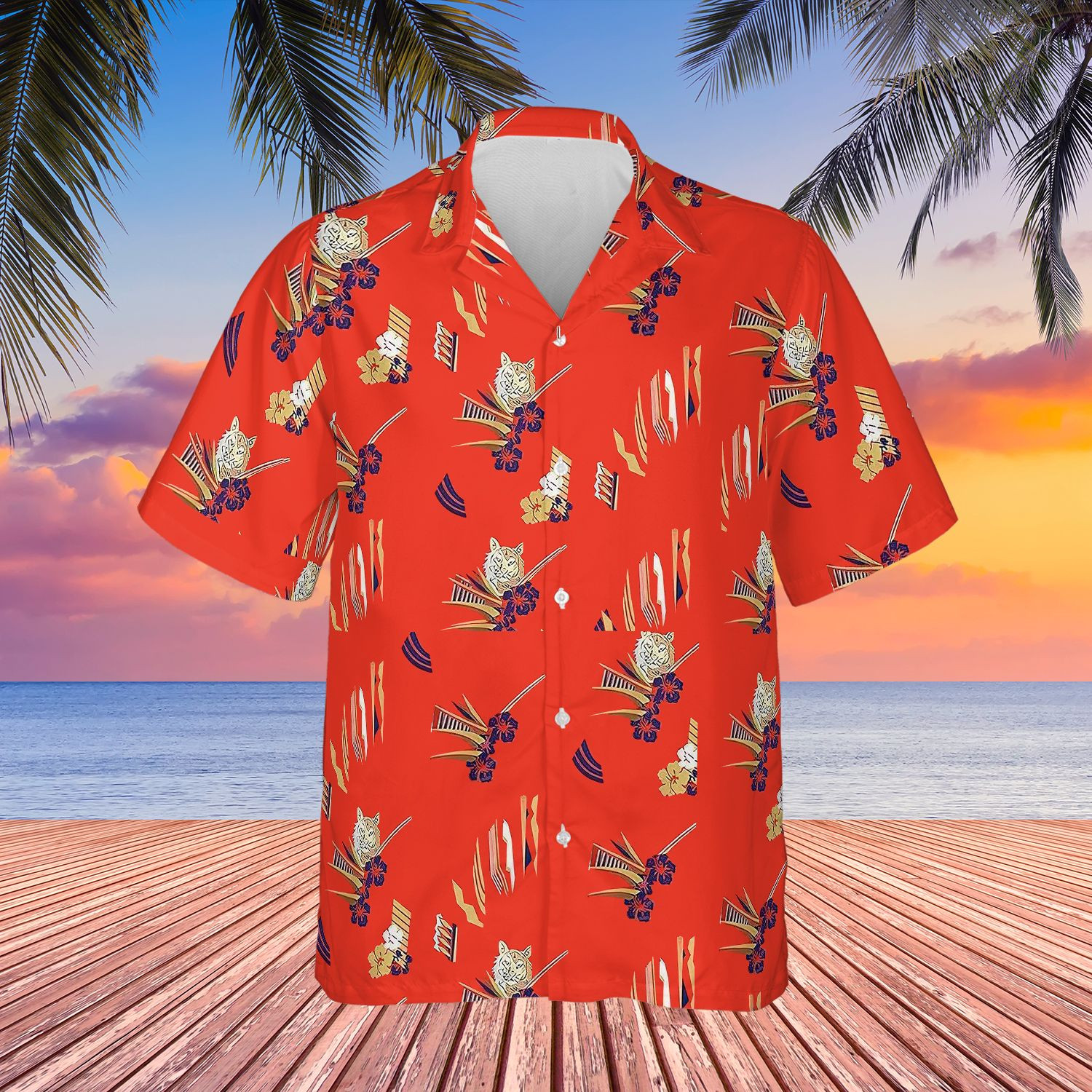 Tony Montana Hawaii Shirt Scarface Aloha Style Ha28693