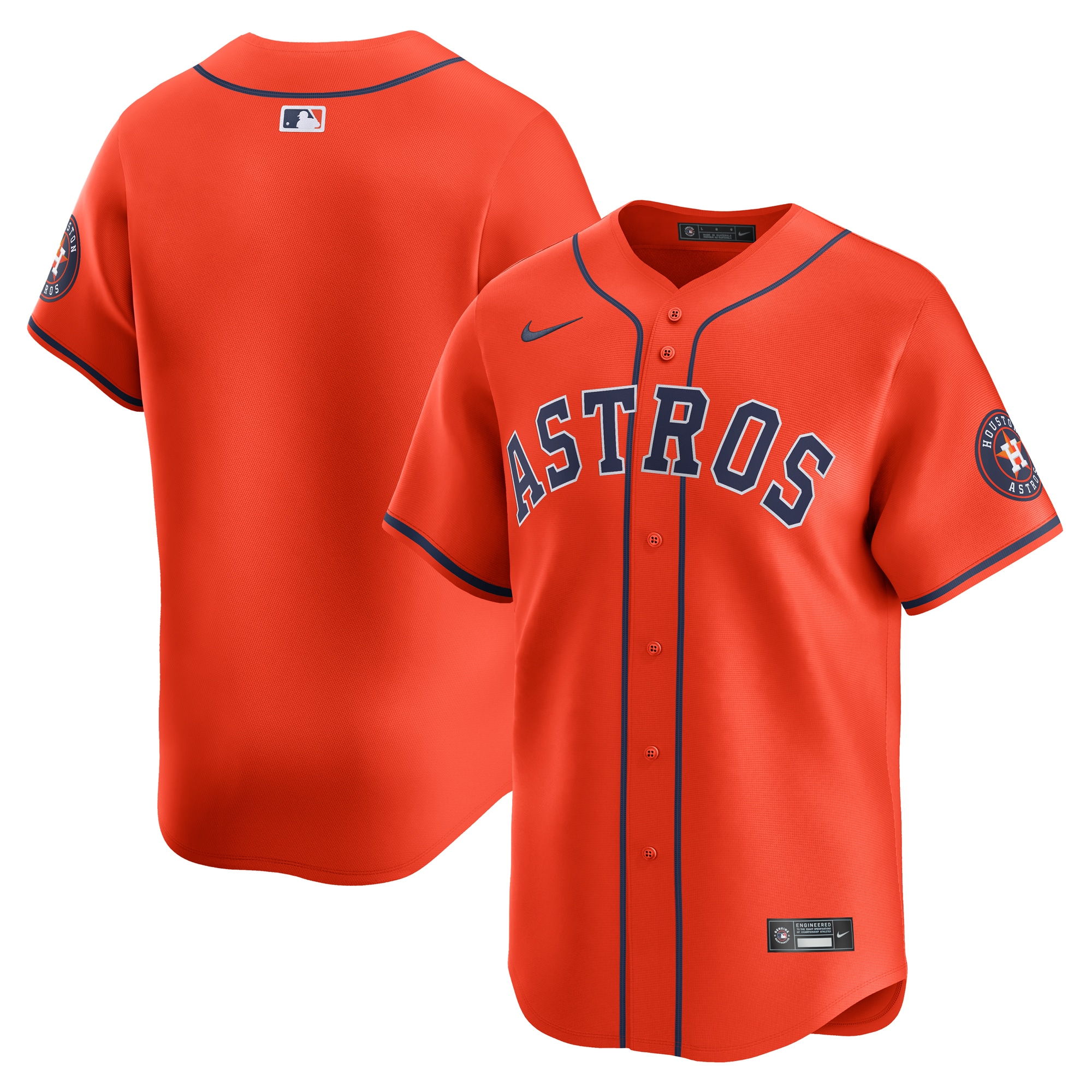 Houston Astros Alternate Limited Jersey  Orange