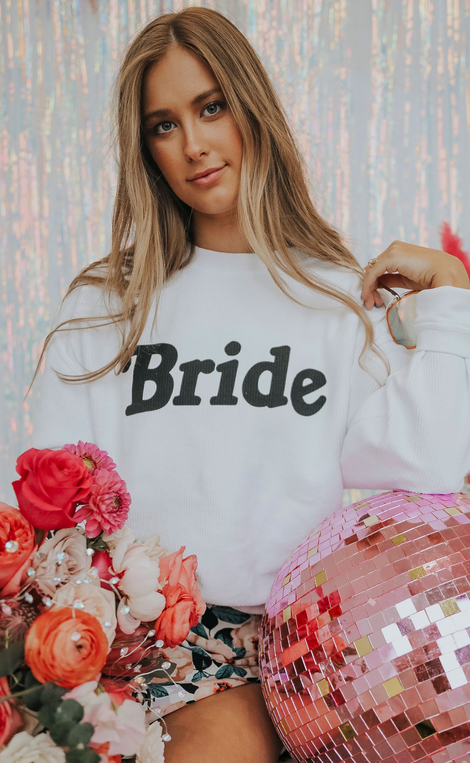 Friday + Saturday: Bride Corded Sweatshirt