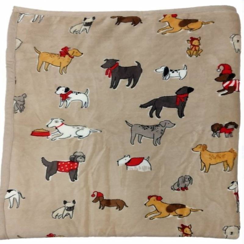 Puppy Dog CLT2412128N Sherpa Fleece Blanket