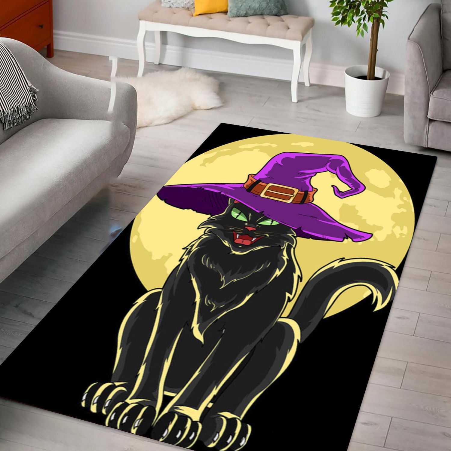 Witch Cat Rug