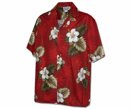 Kilauea Red Shirt Made In Summer Beach Shirts Hawaiian Ha77134