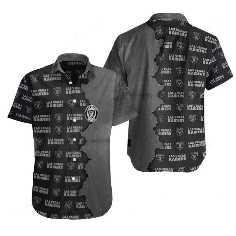 Oakland Las Vegas Raiders Button Shirt For Men New Style