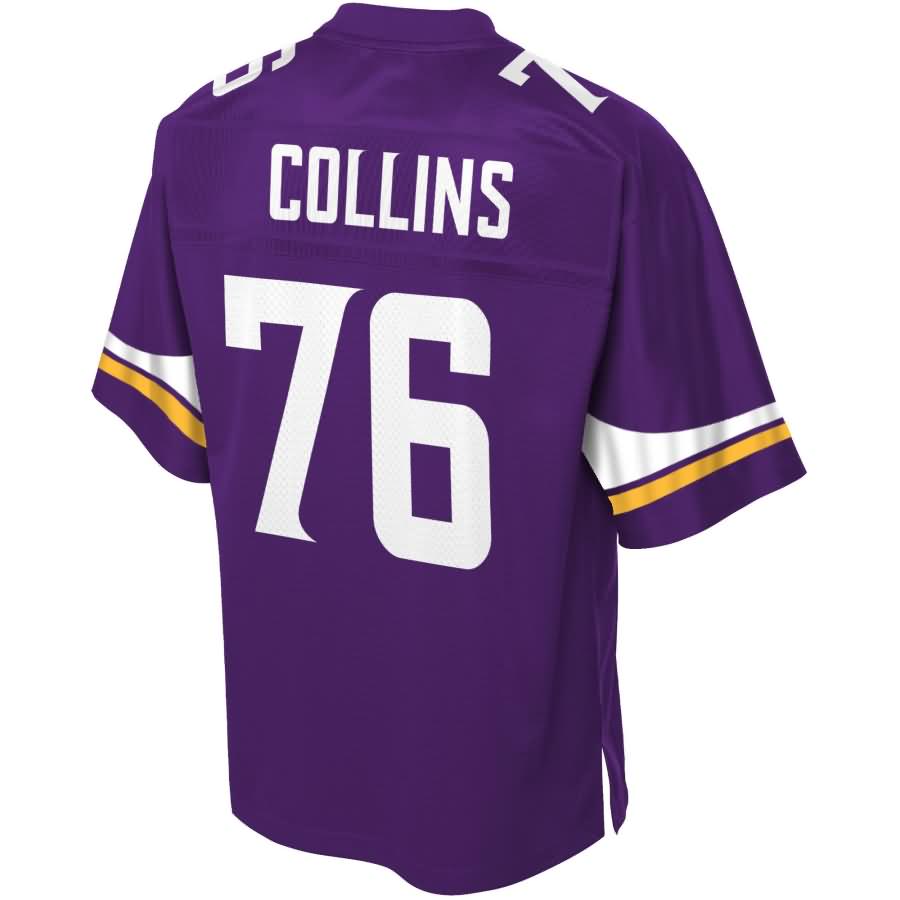 Aviante Collins Minnesota Vikings NFL Pro Line Team Color Player Jersey – Purple