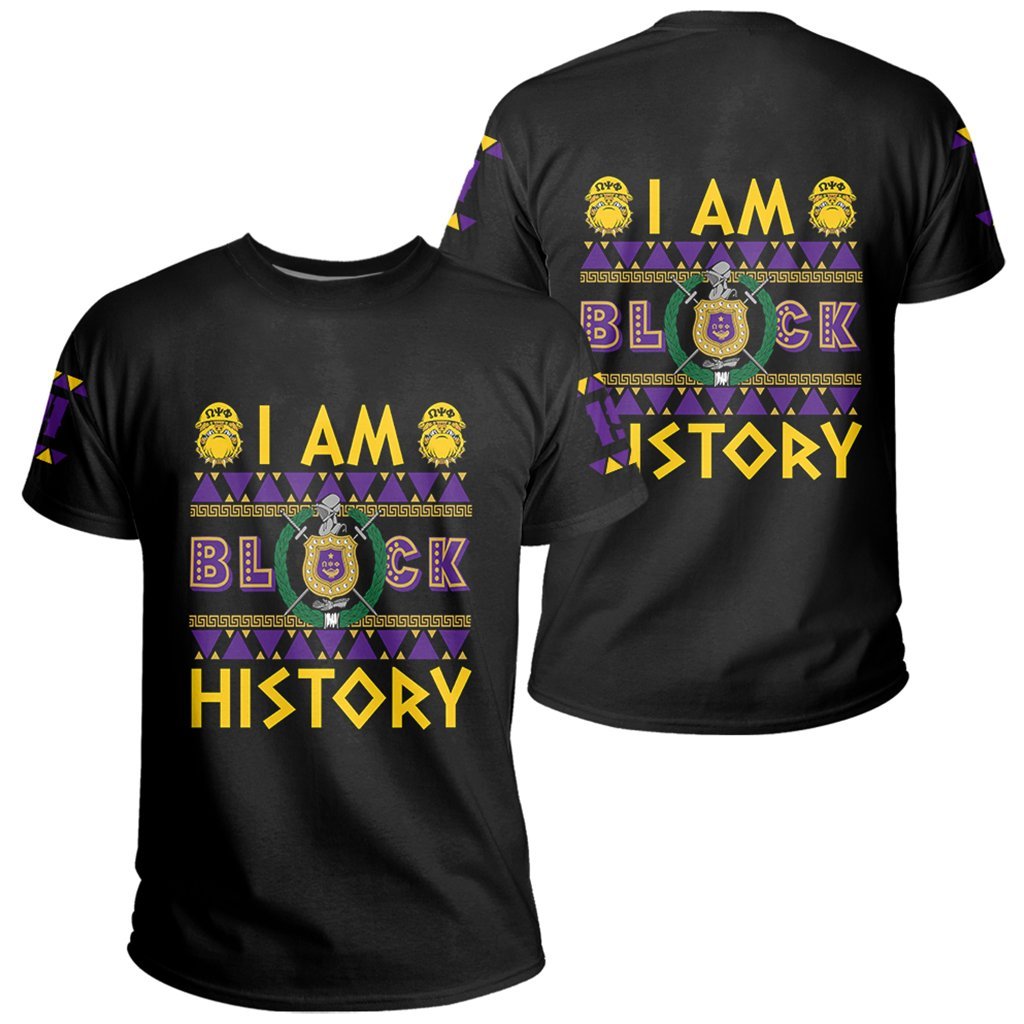 Masonstars T-Shirt – I Am Black History Omega Psi Phi Tee J0