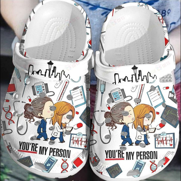 Youre My Person Greys Anatomy Crocs Classic Clogs Shoes Pancr0555 ...