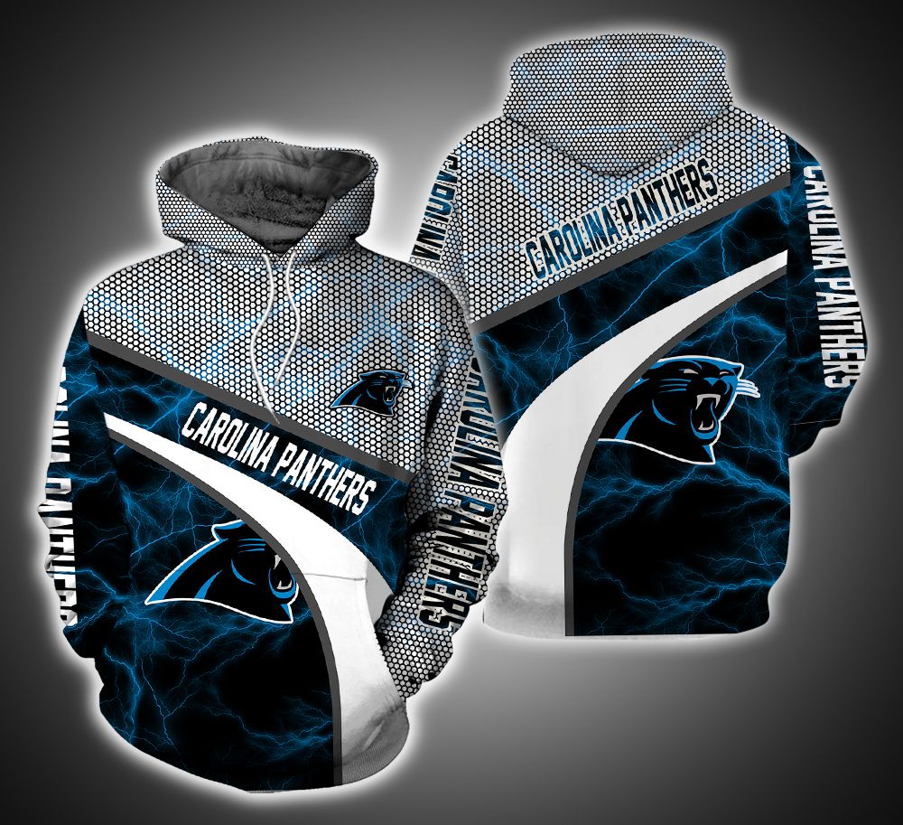 Carolina Panthers Armor Ver.2 3D Print Hoodie