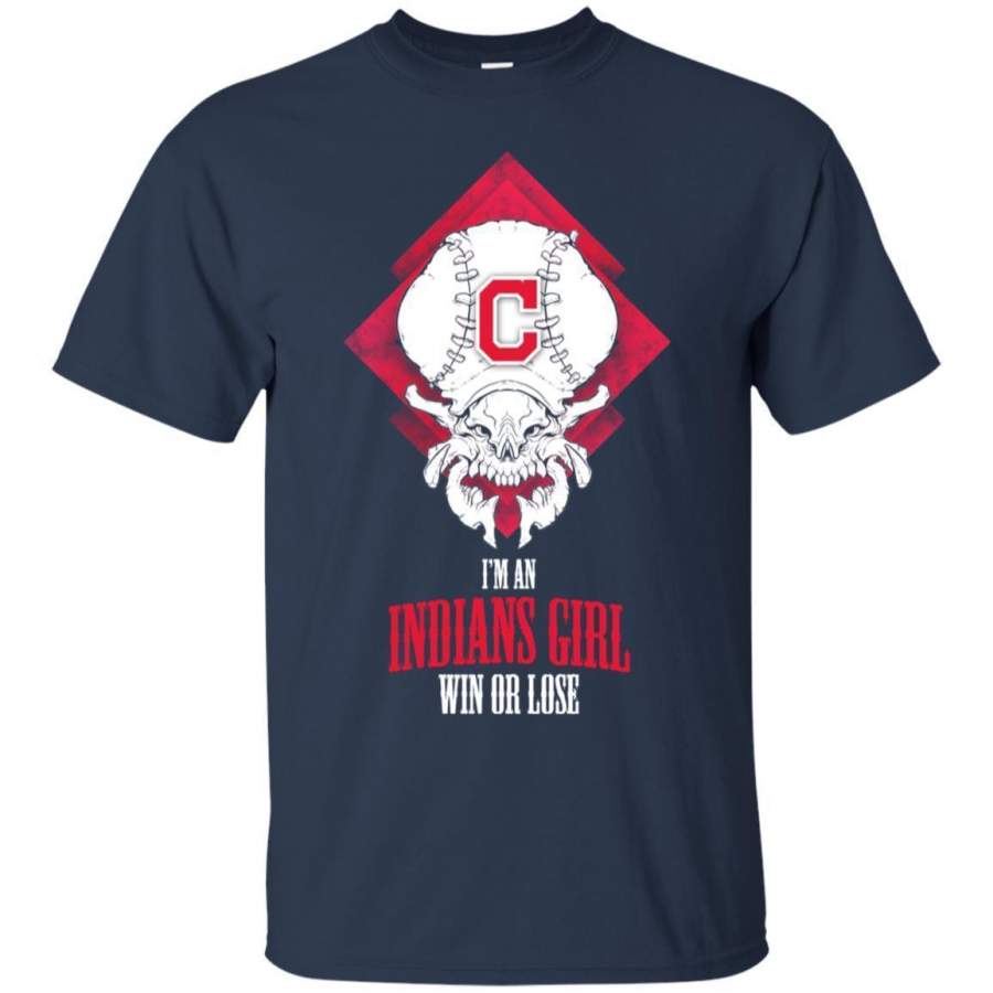 Cleveland Indians Girl Win Or Lose T Shirts