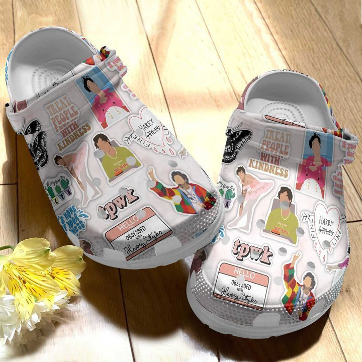 Treat People With Kindness For Men And Women Rubber Crocs Clog Shoes Comfy Footwear