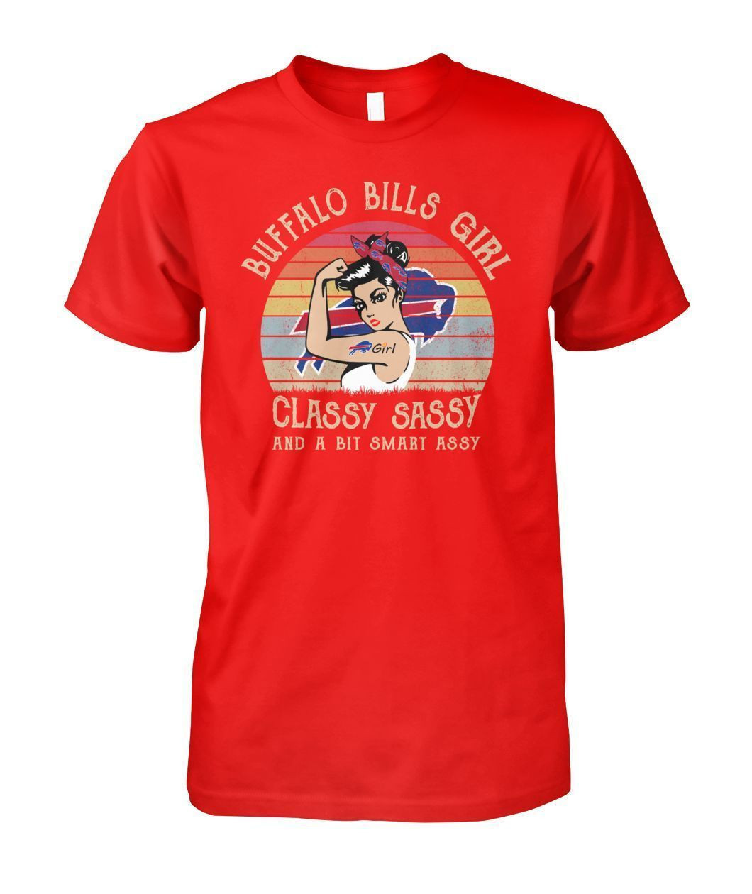 Buffalo Bills Girls Classy Sassy And A Bit Smart Sassy Football Fans Strong Women Vintage Shirts