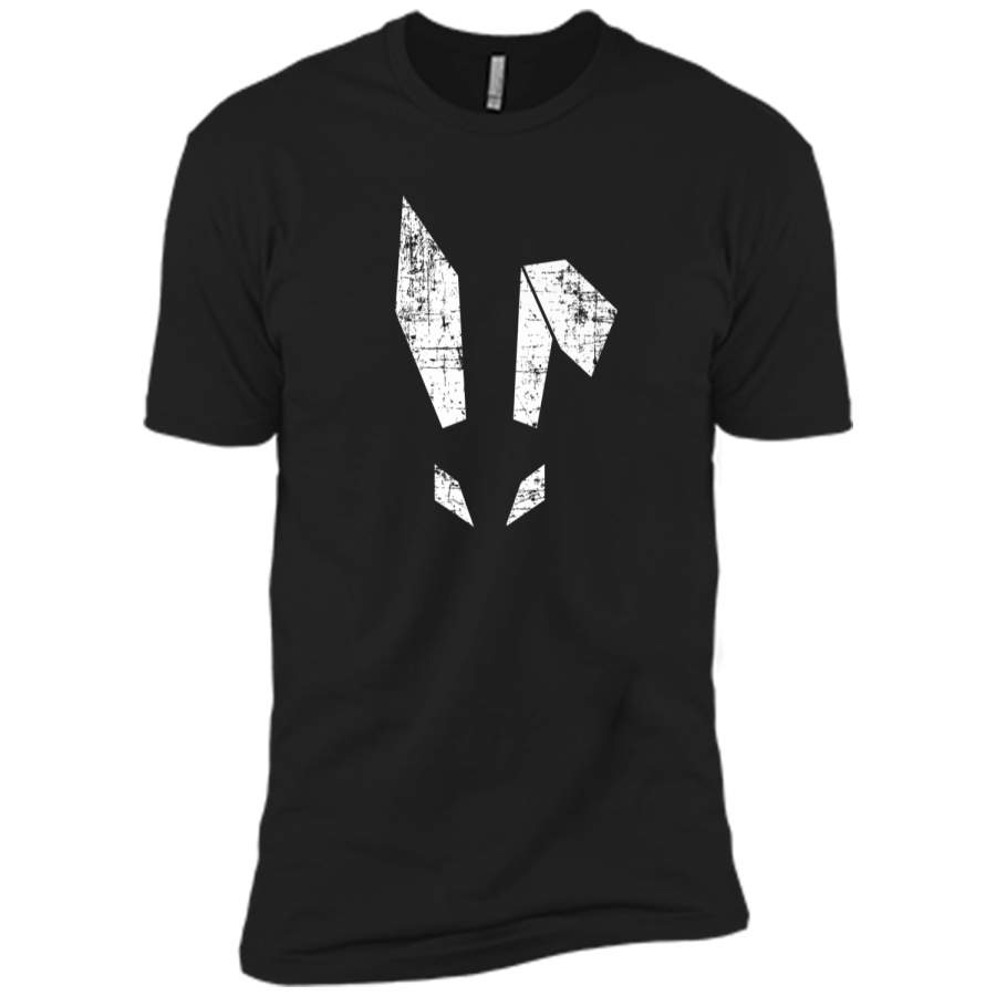 Bad Easter bunny geometric grunge look Men Woman T Shirt d Next Level Premium Short Sleeve Tee