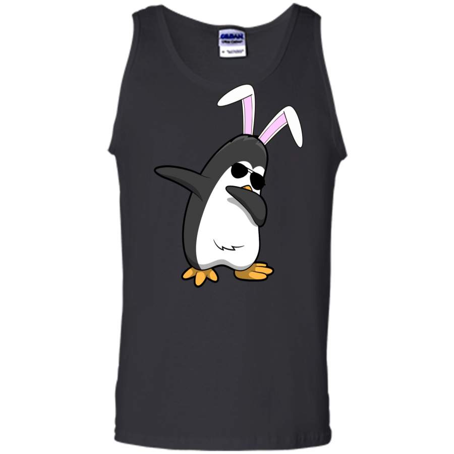 Dabbing Easter Bunny Shirt Penguin Dab Boys Girls Kids Gift Tank Top