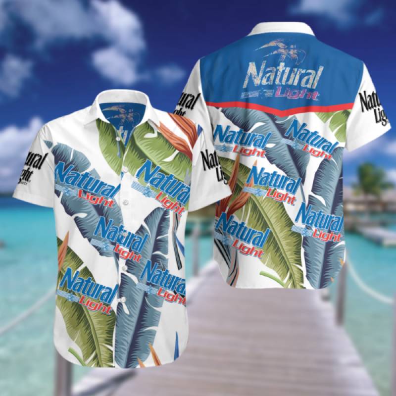 Natural Light Hawaii Beach Shirt Ha20725