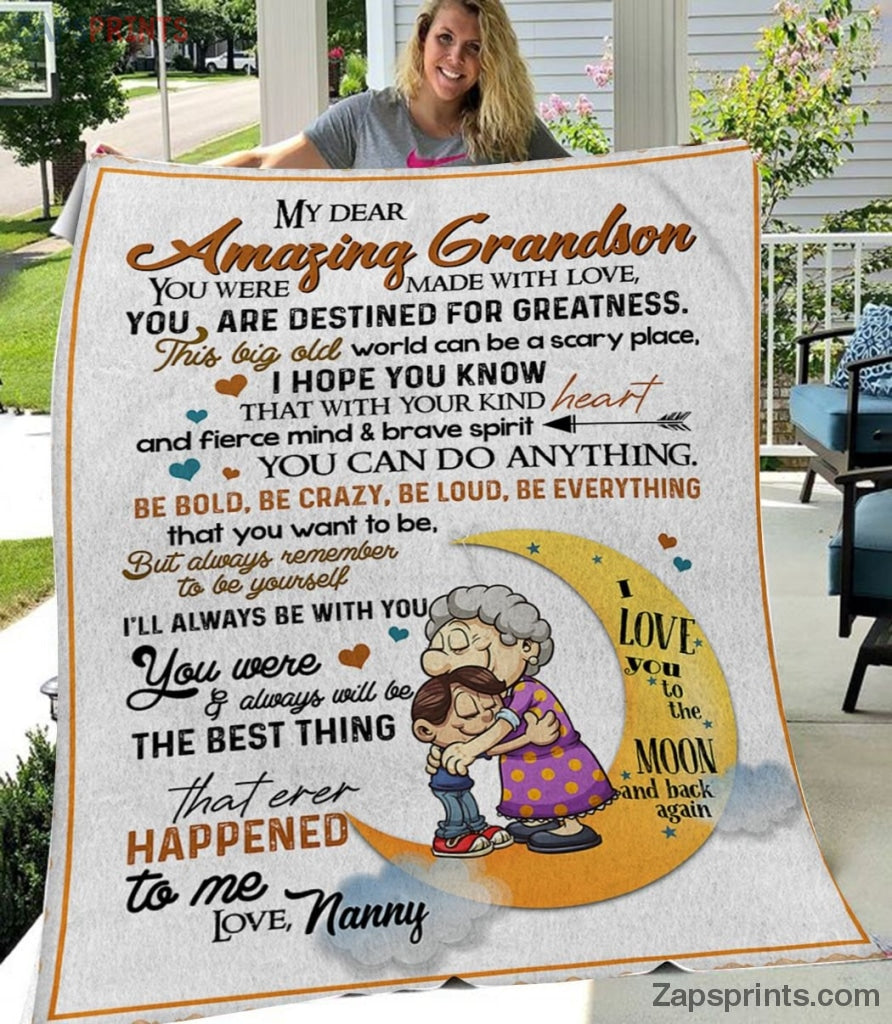 Gift For Grandson – To My Grandson – I Hope You Know – Blanket