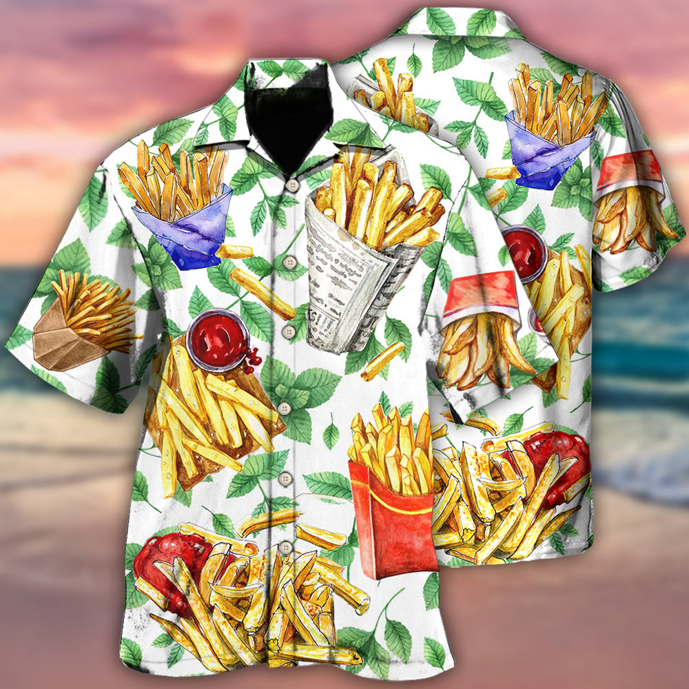 Food French Fries Style Hawaii Shirt Ha106543