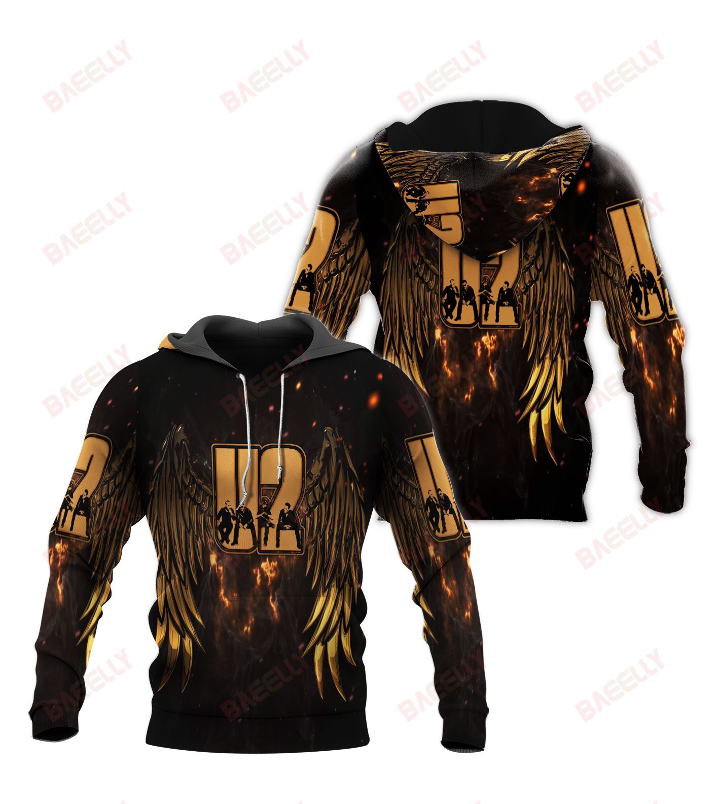 Baeelly™ U2 HOODIE 3D – V817