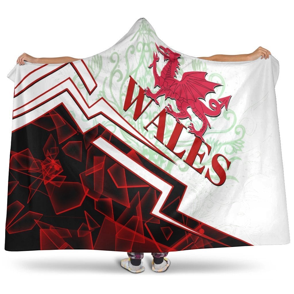 Wales Hooded Blanket Welsh Spirit