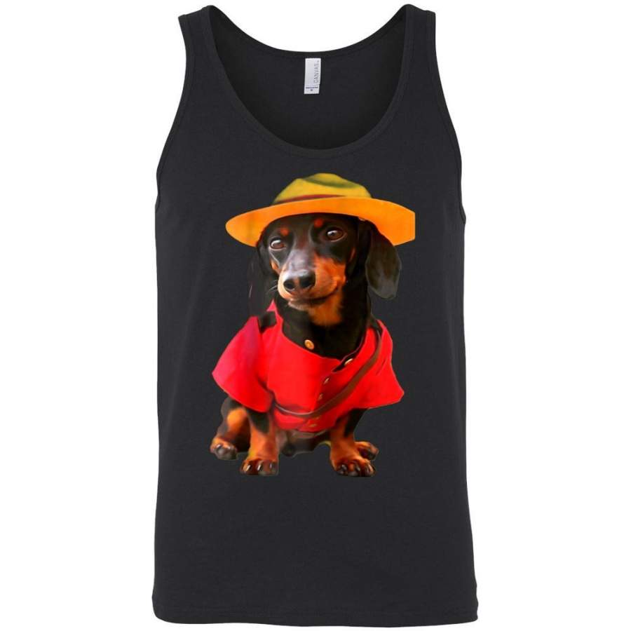 Crusoe The Celebrity Dachshund Unisex Tank T-Shirt