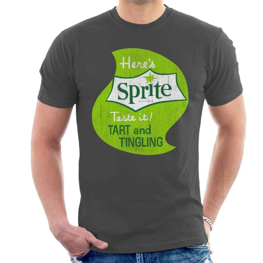 Heres Sprite Taste It 1960s Logo Men’s T-Shirt
