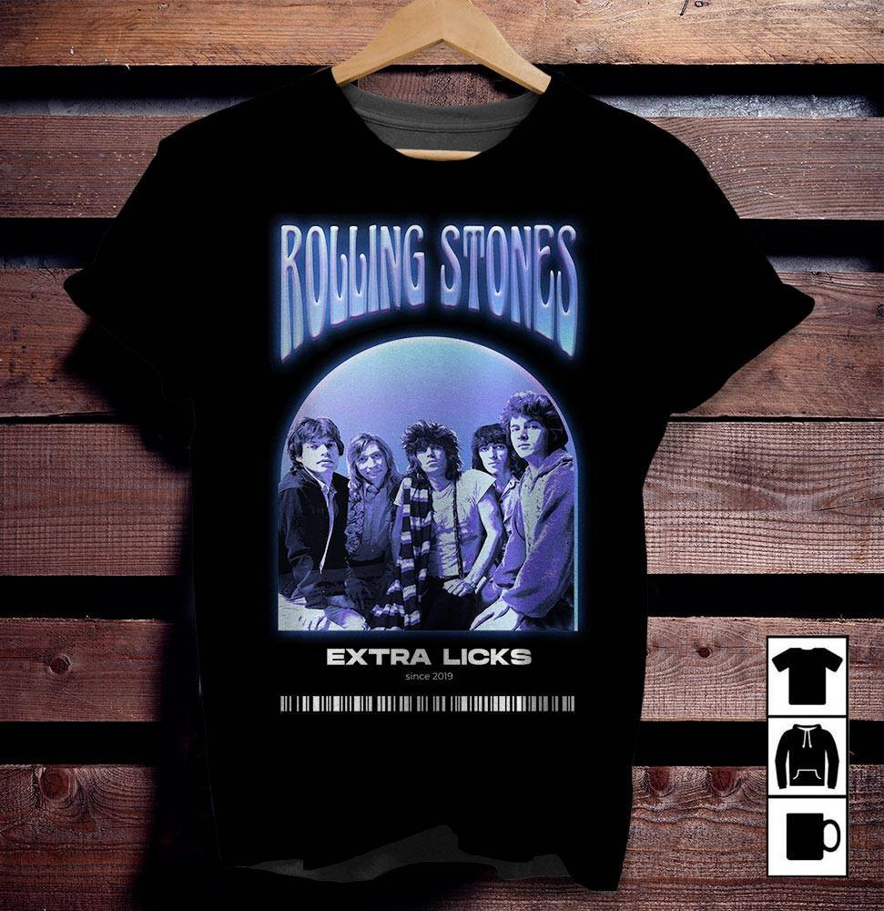 The Rolling Stones Merch Band Extra Licks T-Shirt Sweatshirt Hoodie – Limited