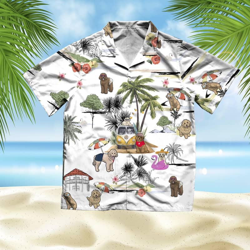 Unisex Golden Doodle Beach Hawaii Shirt Ha67474