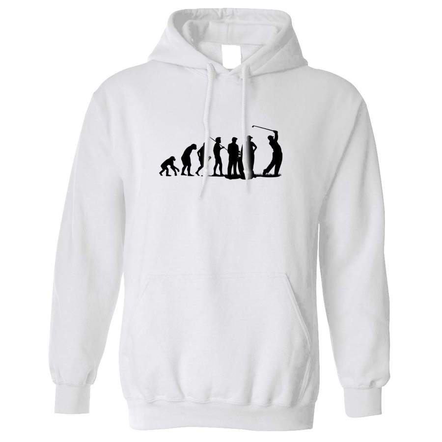 Sports Hoodie The Evolution Of A Golfer Hooded Jumper