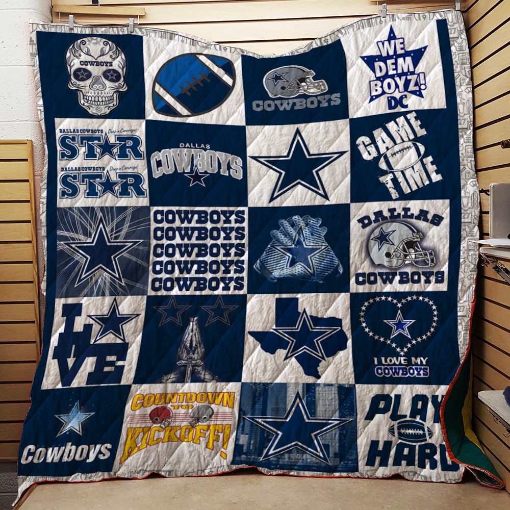 Dallas Cowboys 3D Quilt Blanket 938